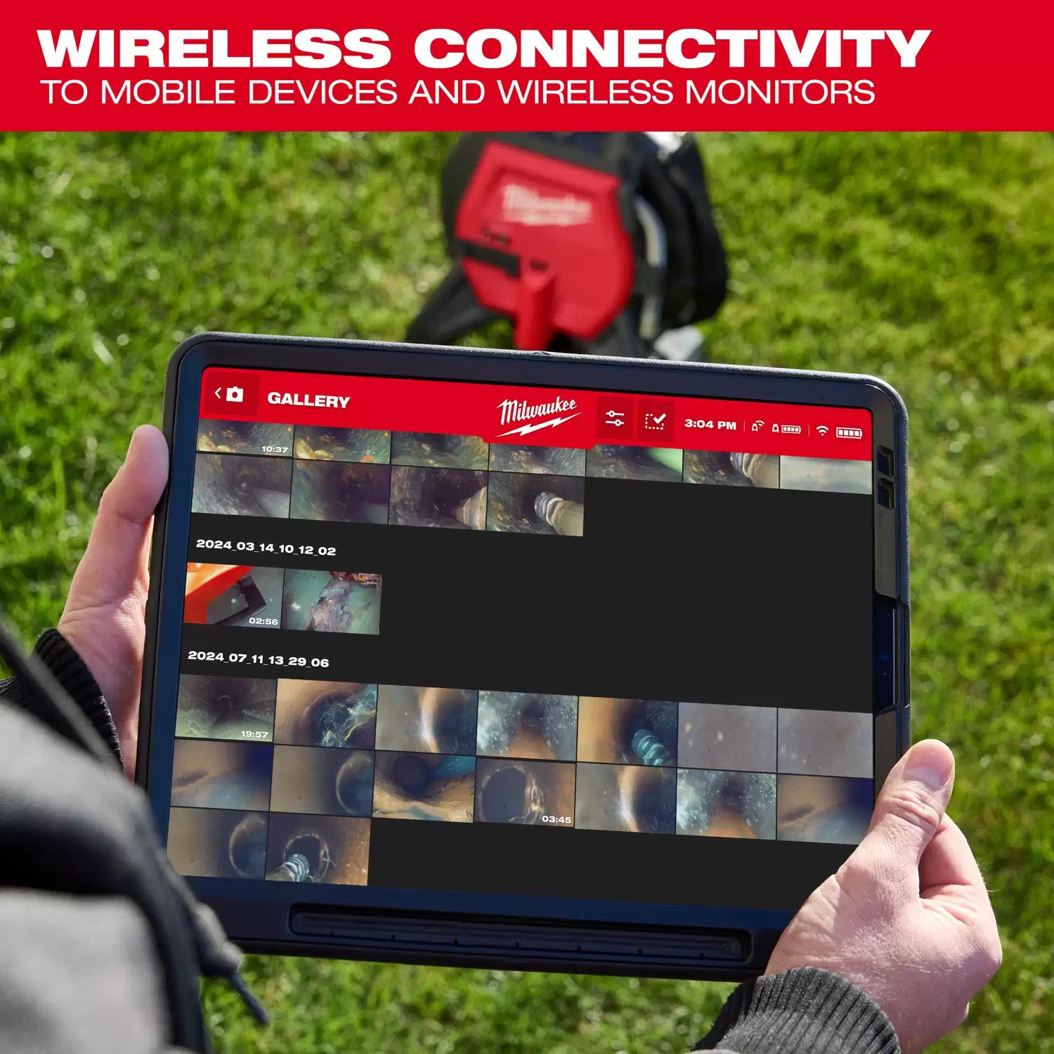 Milwaukee 3318-22B M12 85’ High Flex Compact Inspection Camera Kit